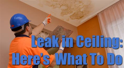 Water Damage On Your Ceiling: Here’s What To Do